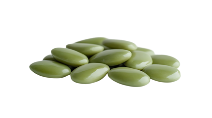 Raw Dried Green Broad Beans