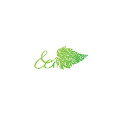 Green eco leaf.