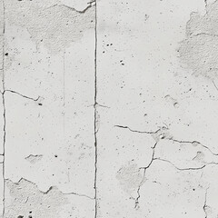 Obraz premium Seamless textured pattern of cracked concrete wall suitable for various design and construction projects featuring a neutral grey tone