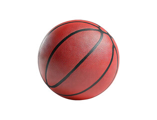 Obraz premium Realistic Basketball Ball on Transparent Background for Design