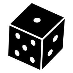 Bet, casino, dice icon