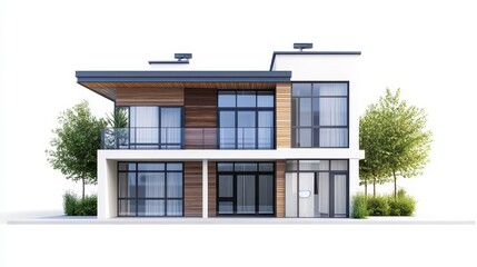 Modern 3D Rental Property Design Concept