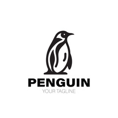 Penguin Logo. Penguin Logo Design. Penguin Logo Brand. Penguin Logo Vector Design Isolated on White Background