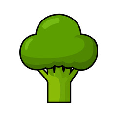 illustration of a broccoli