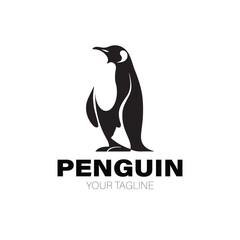 Penguin Logo. Penguin Logo Design. Penguin Logo Brand. Penguin Logo Vector Design Isolated on White Background