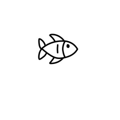 Fish Line Icon