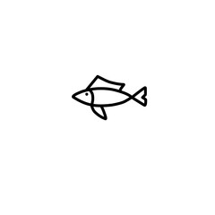 Fish Line Icon