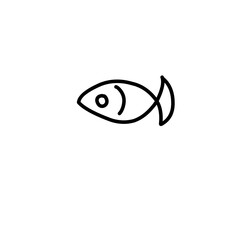 Fish Line Icon