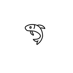 Fish Line Icon