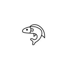 Fish Line Icon