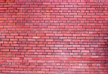 Red grunge brick wall texture