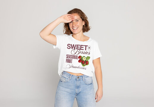 Ready for Your Custom Design on This T-Shirt Mockup