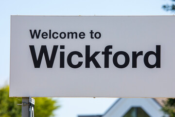 Obraz premium Wickford Sign in Essex, UK