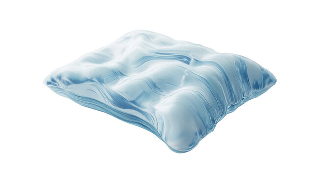 Soft and plush decorative pillow with wavy texture, perfect for adding comfort to your living space. Ideal for home decor and interior design.