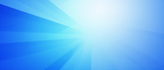 Obraz premium Light Blue Gradient Background with Radial Effect. Made with generative AI
