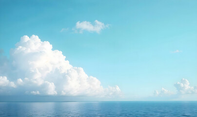 Fototapeta premium Endless Horizon Where the Sky Meets the Sea
