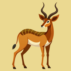 deer vector illustration antelope
