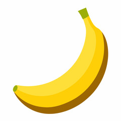 banana isolated on white background