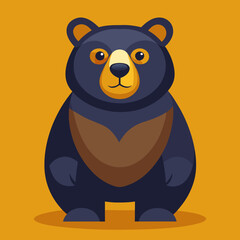 vector illustration of a bear