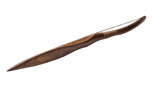 A beautifully crafted wooden carving tool with a smooth finish, ideal for artisans and enthusiasts of woodworking.