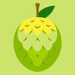 breadfruit vector illustration