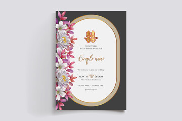 floral bridal shower invitation templates