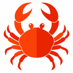 vector illustration of crab