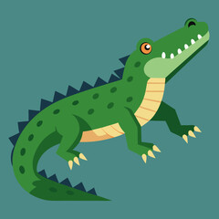 crocodile cartoon vector