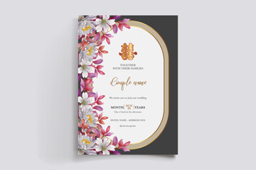 floral bridal shower invitation templates