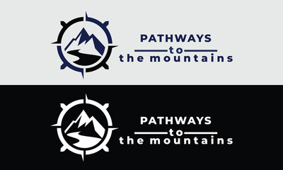 mountains and directions logo