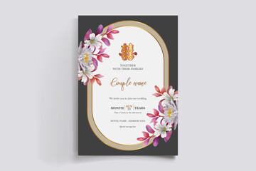 floral bridal shower invitation templates