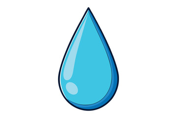 drop water vector illustration on white background
