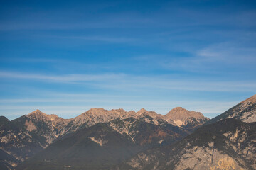 Fall scenery in the Austrian Alps, Tyrol