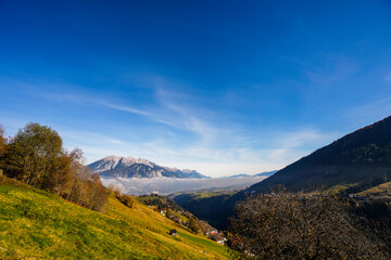 Fall scenery in the Austrian Alps, Tyrol