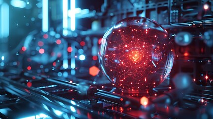 Fototapeta premium red christmas balls