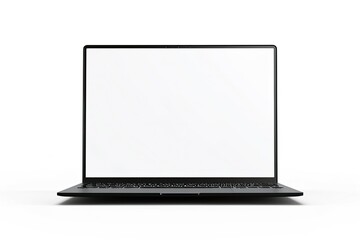 Isolated Laptop Mockup Without Background with Blank Screen Stock Royalty Free