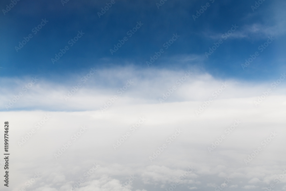Canvas Prints looking at the clouds and sky on the plane