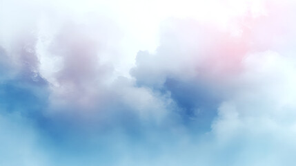 Obraz premium Color overlay clouds on transparent background