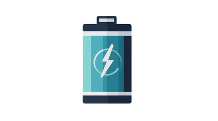 Obraz premium Icon of a battery with a full charge
