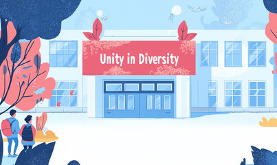 Inclusive education event showcasing unity in diversity at a community school illustrating inclusive educational settings for all learners