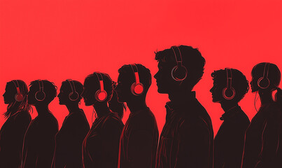 Inclusive education event empowering students in diverse settings classroom visual art red background collaborative learning