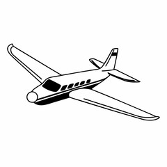 Air plane Silhouette Icon