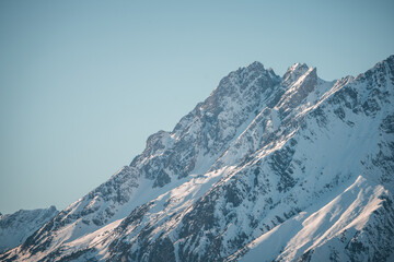 Tiroler Bergwelt im Winter, Alpen
