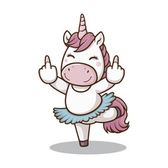 Unicorn vector Illustration