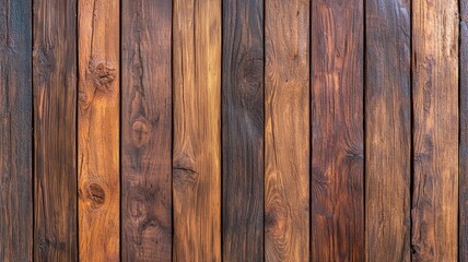 Naklejka premium Rustic Brown Wooden Texture Background