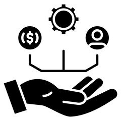 Resource Allocation Icon