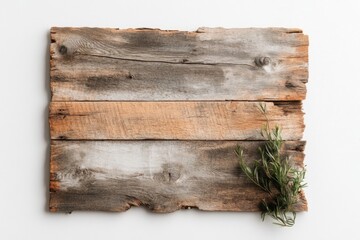 A clean graphic of a wooden frame with visible grain texture, placed against a white backdrop for a minimalist design