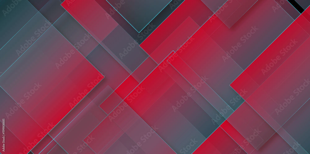 Poster vector red abstract graphic design banner pattern presentation background. abstract creative triangl