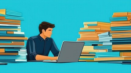 Business Professional Tax Documents in Office Environment Digital Workspace Focused Viewpoint