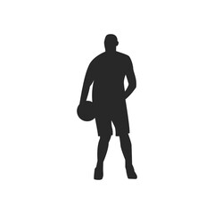 Silhouettes of sports people
